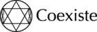Coexiste Logo Estrela Preto