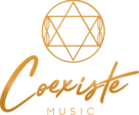 Logo Coexiste Music Branco